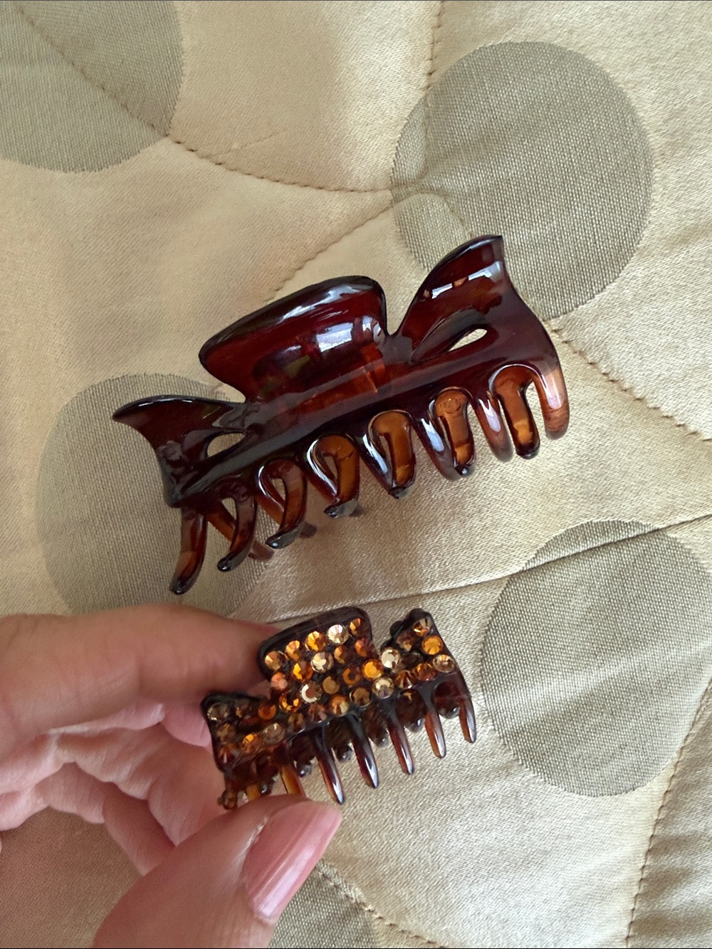 🗽2 Made in France Hair Clips ornate